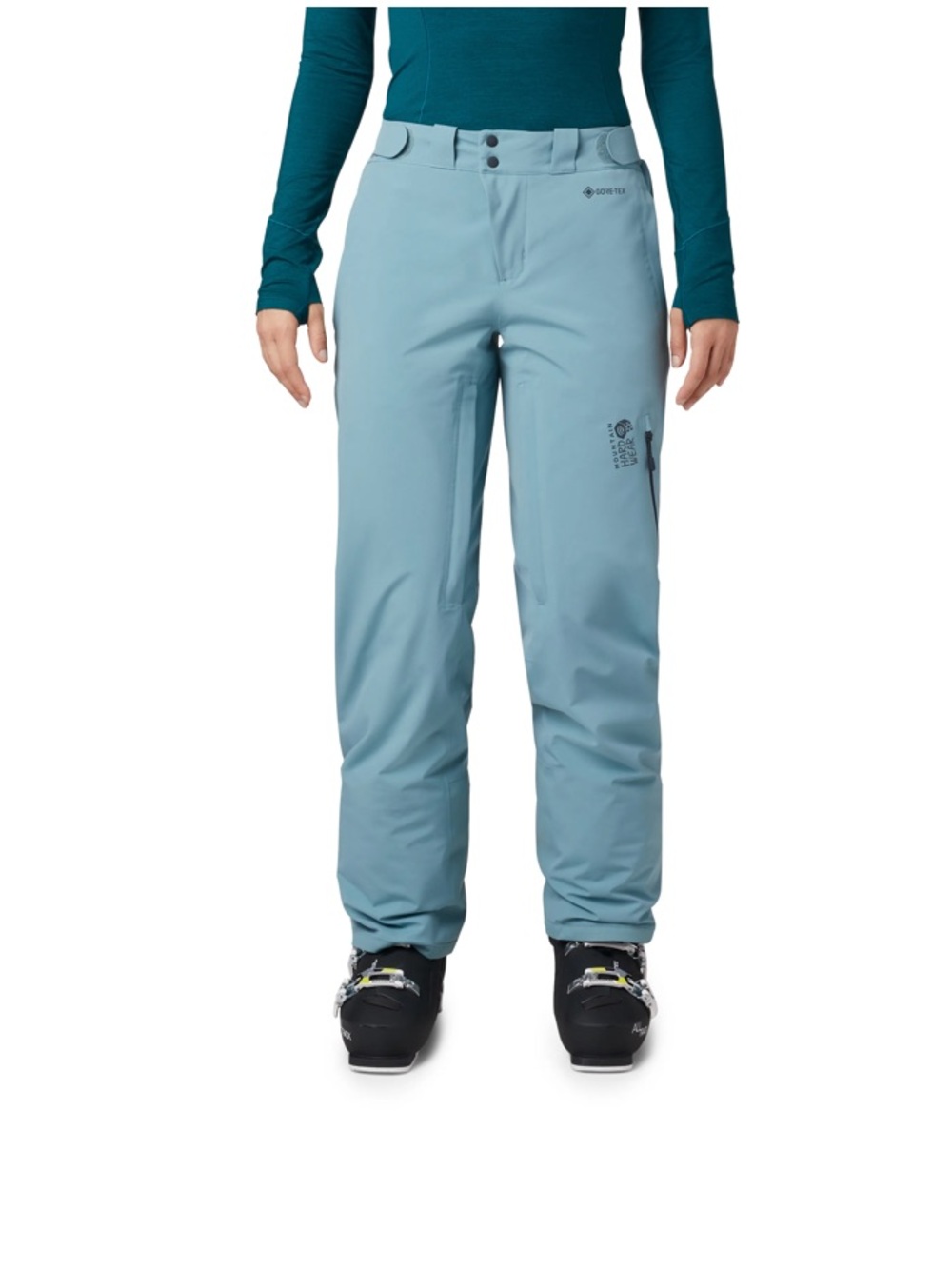 Mountain Hard Wear | Cloud bank Gore-tex insulated pants in sage green